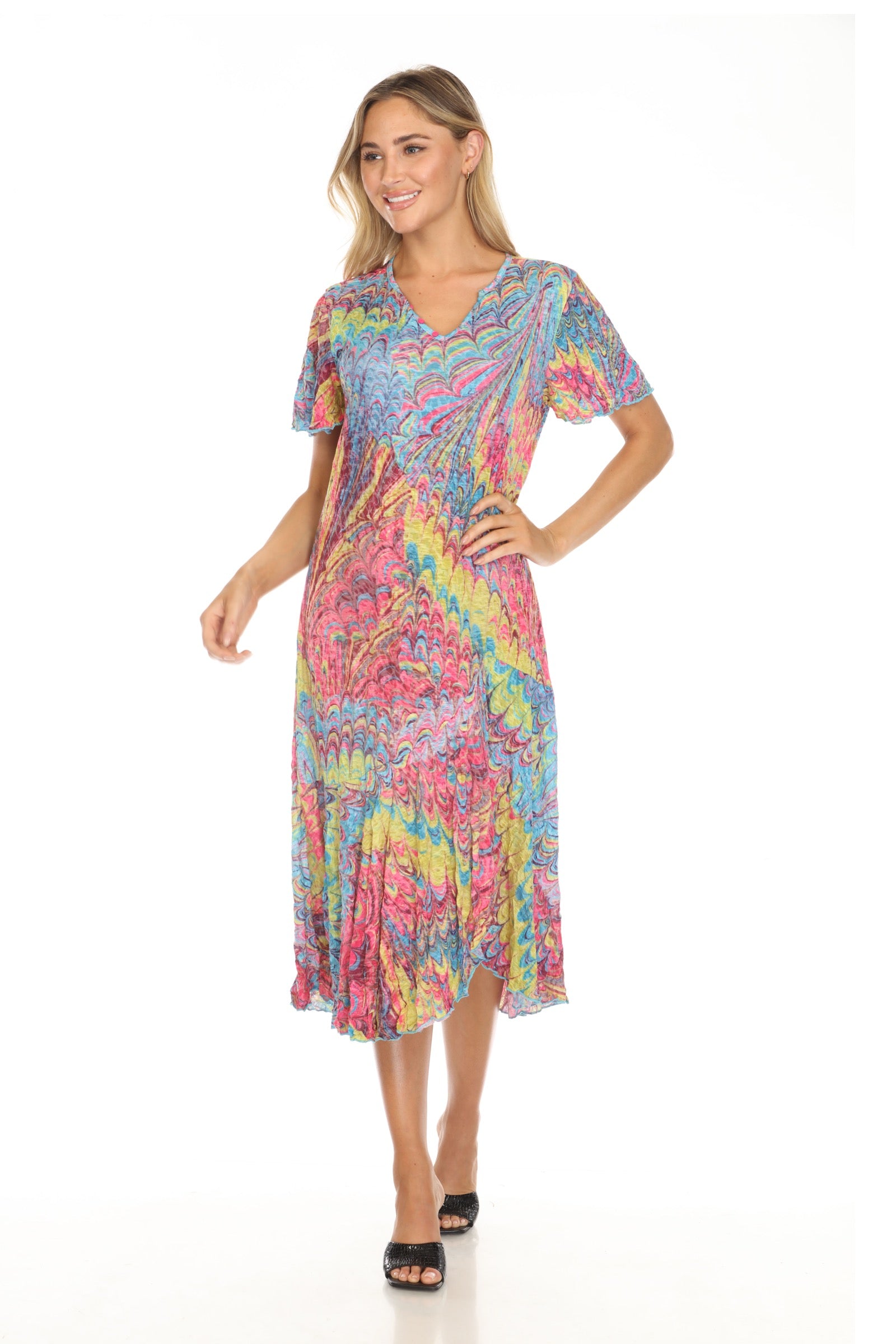 Vivian Dress - Festive Plume - CARINE