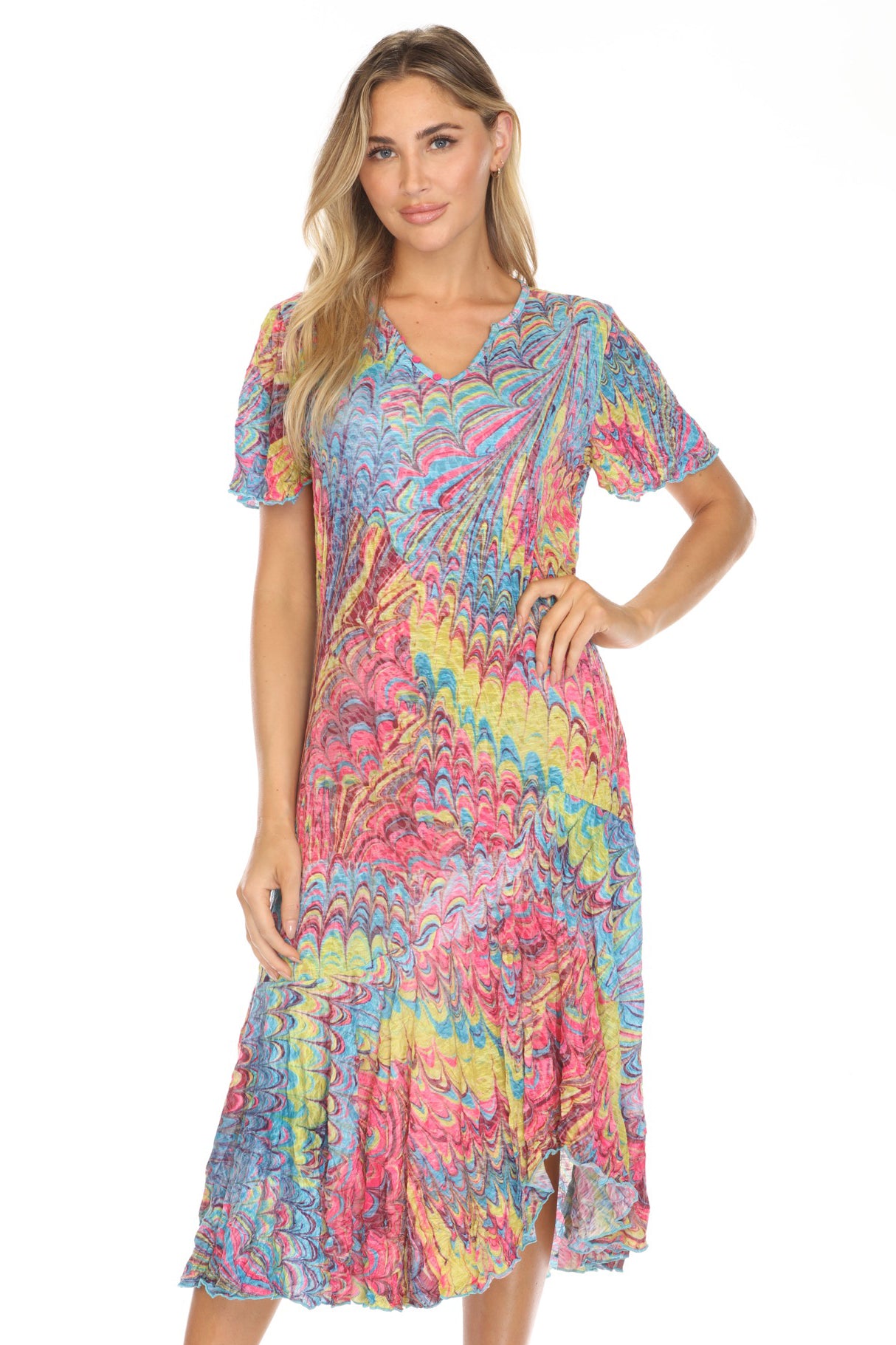 Vivian Dress - Festive Plume - CARINE