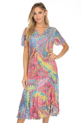 Vivian Dress - Festive Plume - CARINE