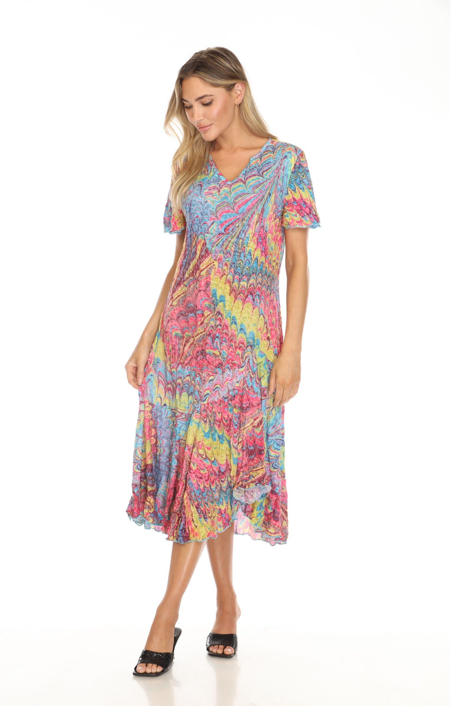 Vivian Dress - Festive Plume - CARINE