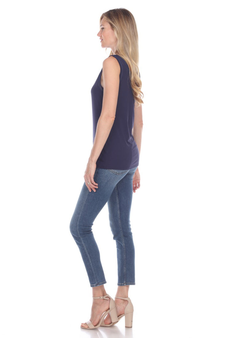 Sheer Trim Tank (Reversible) - CARINE