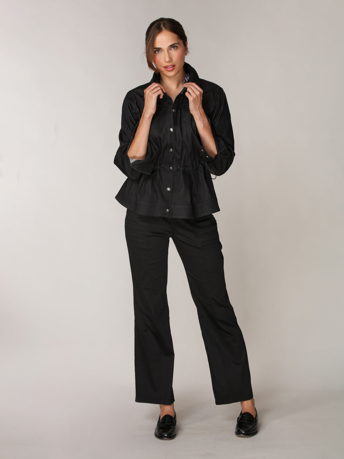 Soft Stretch Moto Jacket and Pant Set