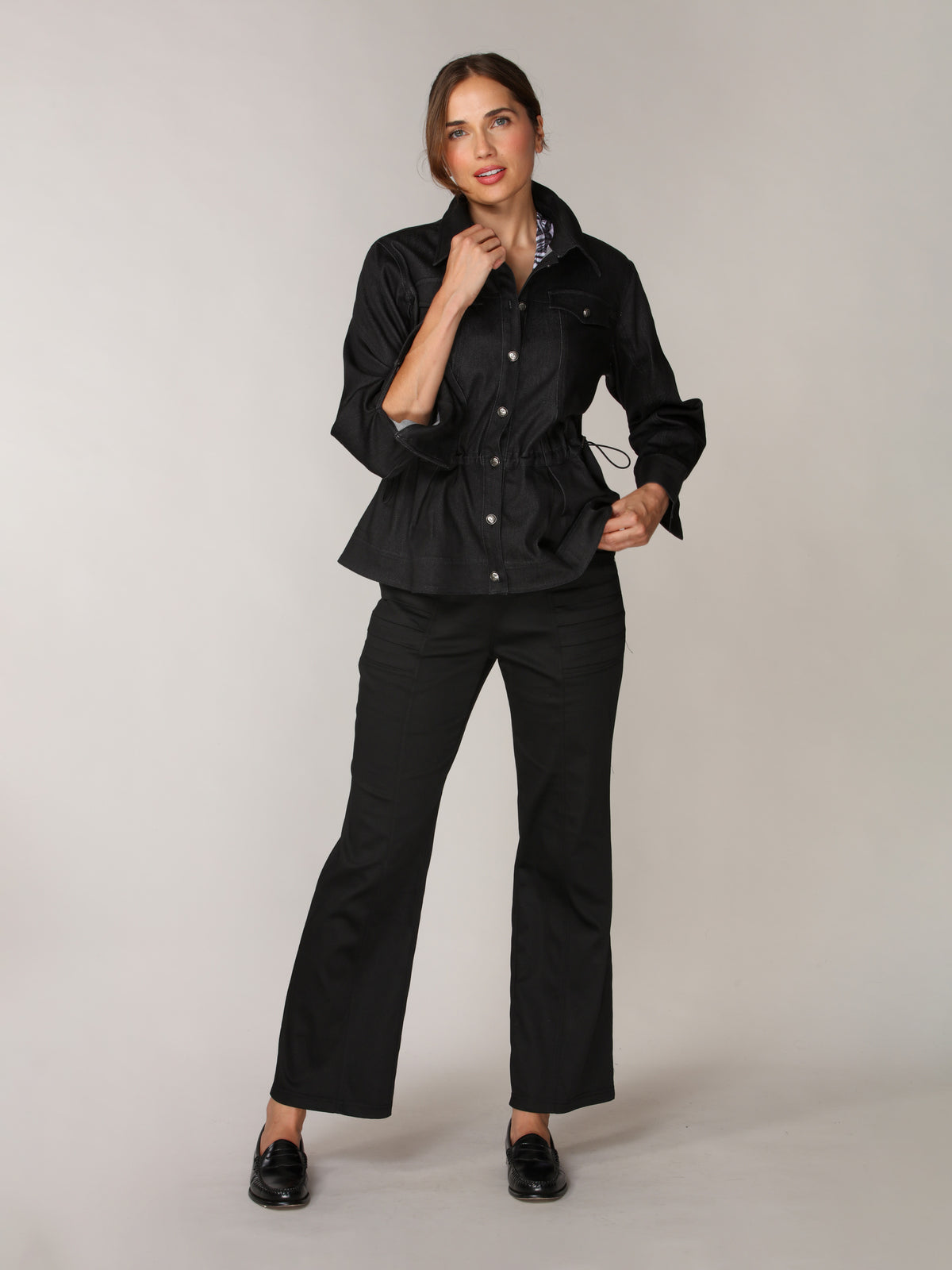 Soft Stretch Moto Jacket and Pant Set