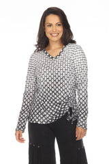 Carlie Top L/S - Diamonds - CARINE