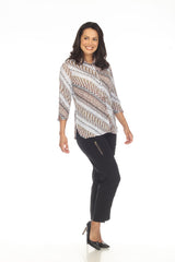 Sabrina Shirt - Verdant Arrows - CARINE