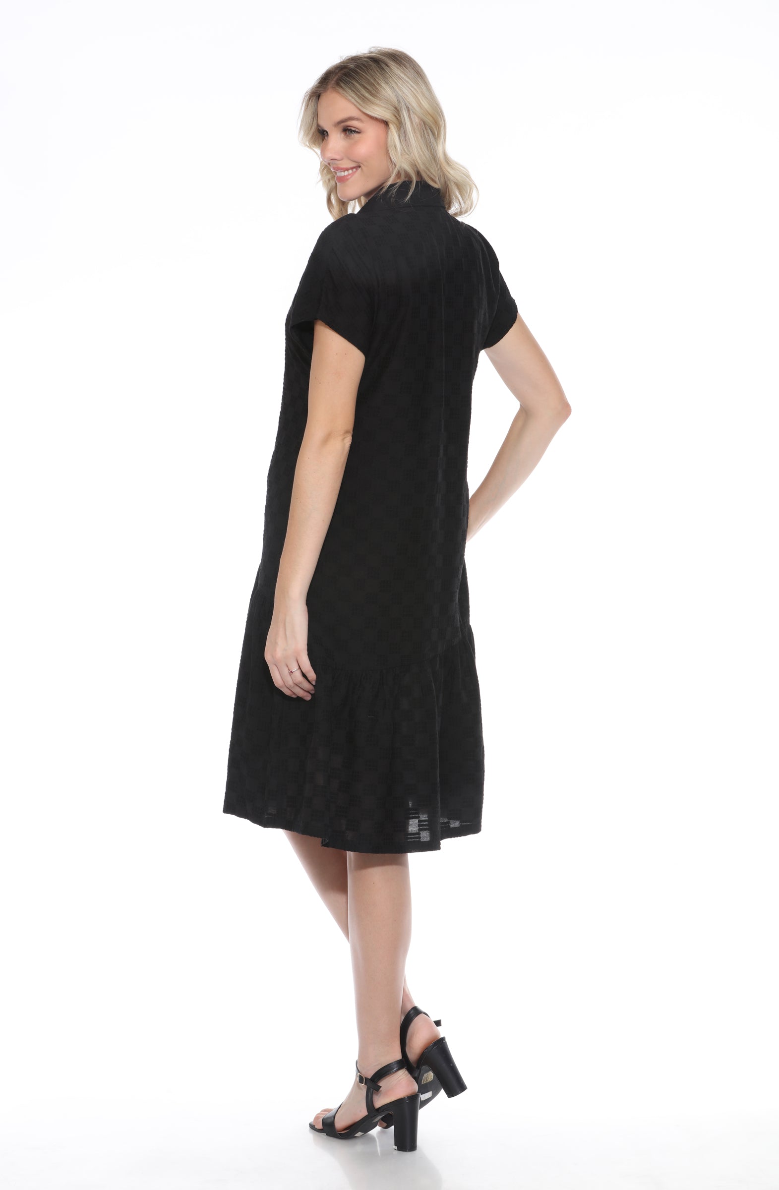 Textured Oxford Dress - CARINE