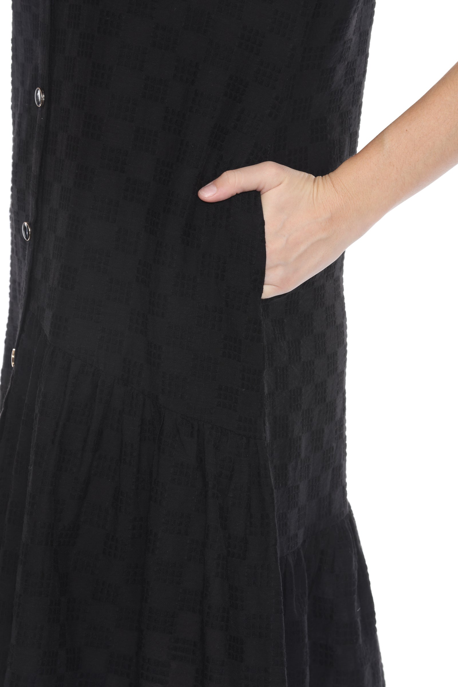 Textured Oxford Dress - CARINE