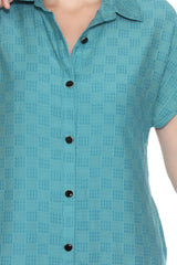 Textured Oxford Dress - CARINE