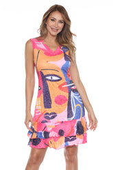 Laurie Dress - Abstract Muse - CARINE