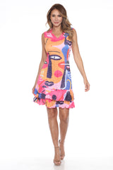 Laurie Dress - Abstract Muse - CARINE