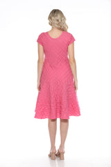 Puckered Cotton Dress - CARINE