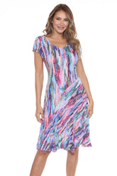 Gail Dress - Aurora Flame - CARINE