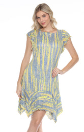 Vienna Dress - Gold Streaks - CARINE