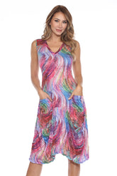 Valerie Dress - Vibrant Dance - CARINE