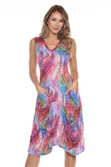 Valerie Dress - Vibrant Dance - CARINE