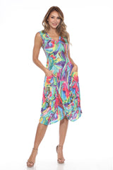 Valerie Dress - Vibrant Burst - CARINE