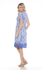 Madelyne Dress - Blue Dots - CARINE