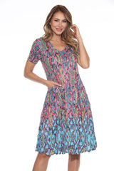 Madelyne Dress - Rainbow Sherbet - CARINE