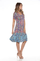 Madelyne Dress - Rainbow Sherbet - CARINE