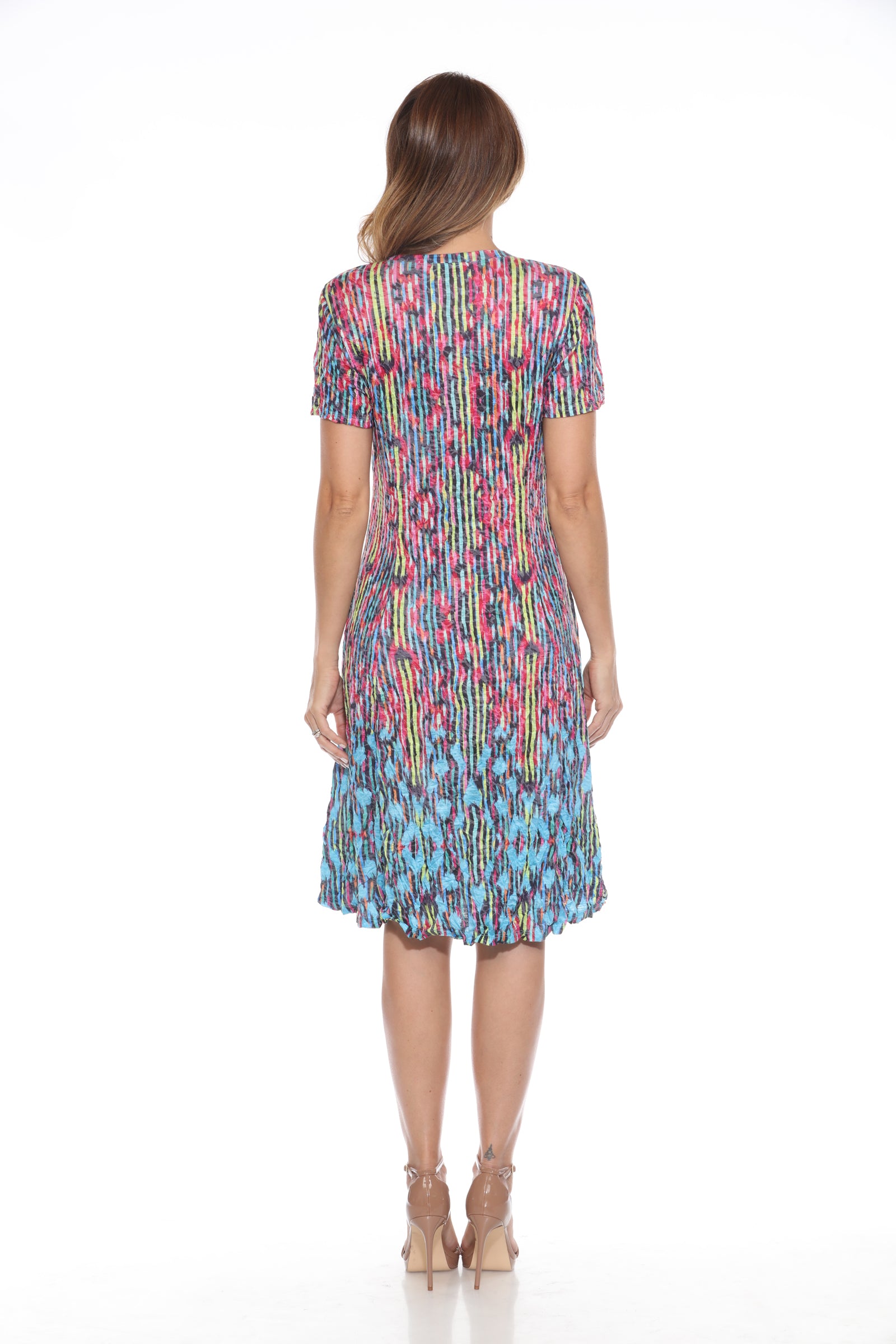 Madelyne Dress - Rainbow Sherbet - CARINE