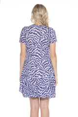 Riley Dress - Indigo Static - CARINE