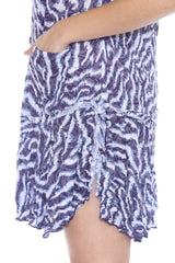 Riley Dress - Indigo Static - CARINE