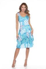 Aqua Rain Dress Set - CARINE