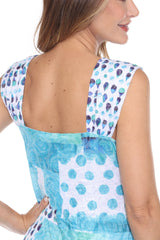 Aqua Rain Dress Set - CARINE