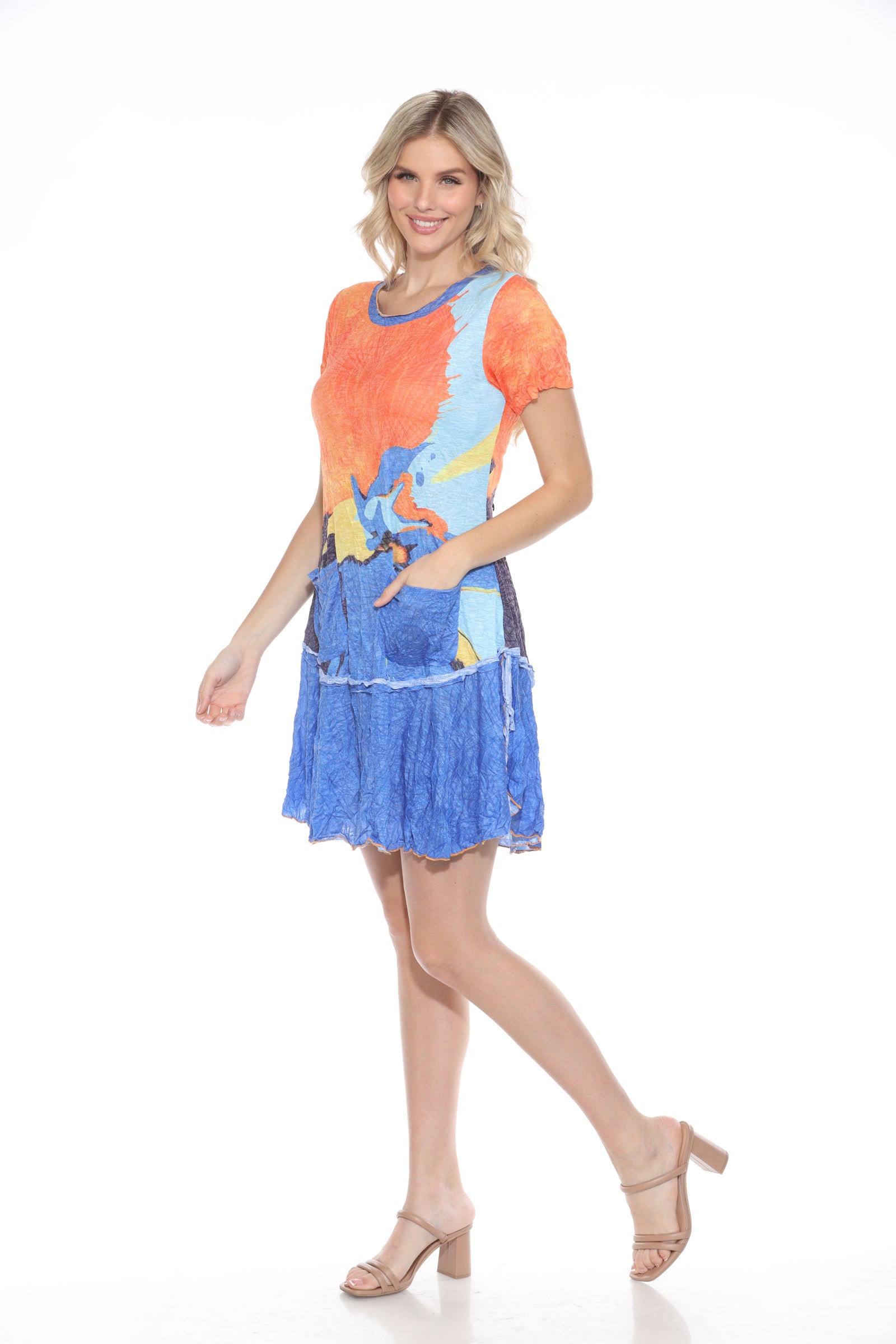 Riley Dress - Sunset Vista - CARINE