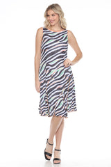 Gwen Dress - Wild Stripe - CARINE