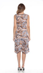 Valerie Dress - Savanna Swirls - CARINE
