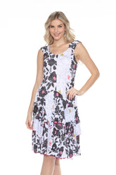 Paige Dress - Noir Bloom - CARINE