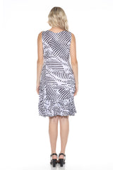 Veronica Dress - Zebra Mix - CARINE