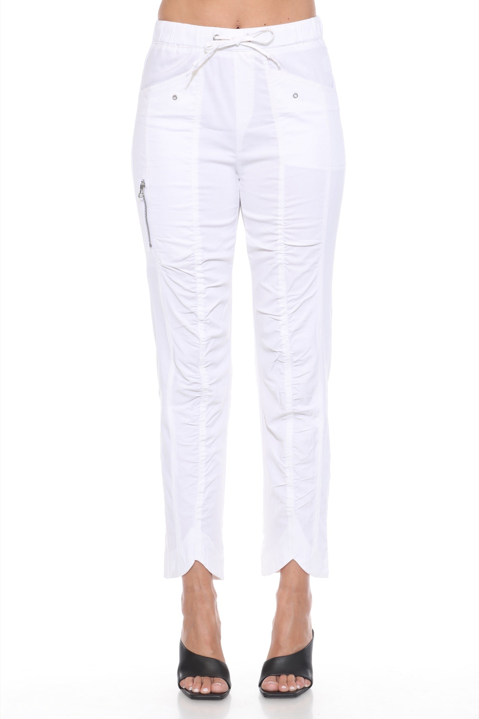 Ruched Scallop Pant - CARINE