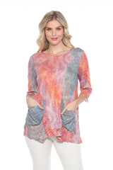 Two-Pocket Tunic - Horizon Lines - CARINE