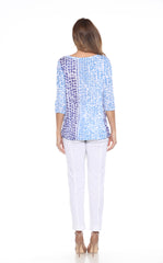 Jolene Top - Blue Specks - CARINE
