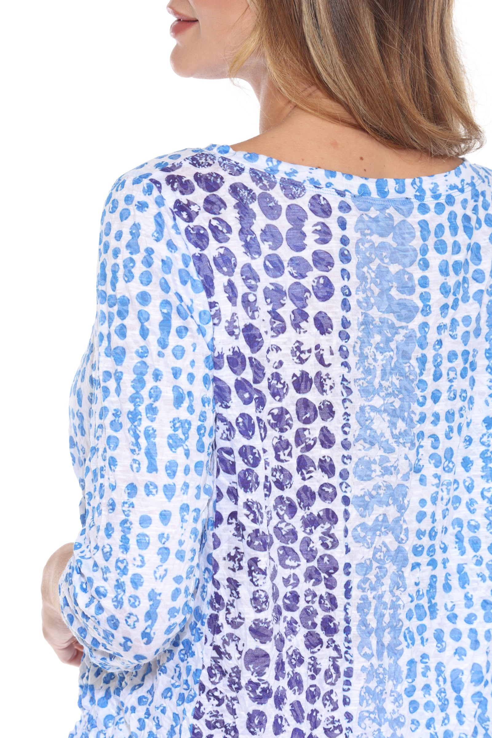 Jolene Top - Blue Specks - CARINE