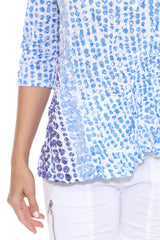 Jolene Top - Blue Specks - CARINE