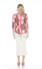 Round-Neck Top - Cascade Burst - CARINE