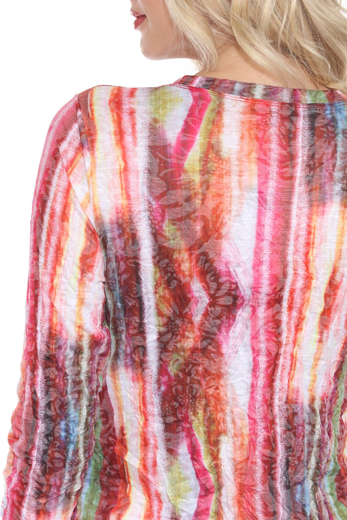 Round-Neck Top - Cascade Burst - CARINE