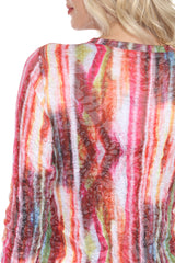 Round-Neck Top - Cascade Burst - CARINE