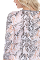 Round-Neck Top - Desert Silk - CARINE