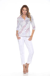 Sabrina Shirt - Mellow Current - CARINE