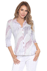 Sabrina Shirt - Mellow Current - CARINE
