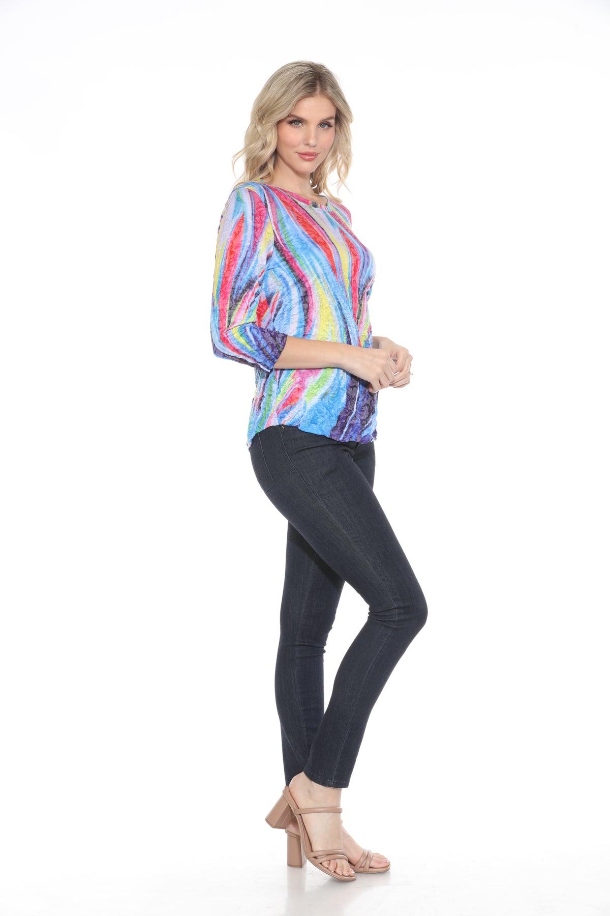 Round-Neck Top - Color Fusion - CARINE