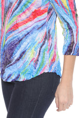 Round-Neck Top - Color Fusion - CARINE