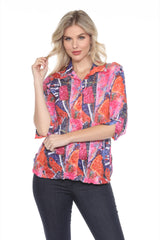 Sabrina Shirt - Blush and Bold - CARINE