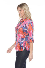 Sabrina Shirt - Blush and Bold - CARINE