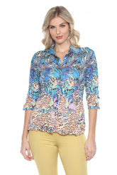 Sabrina Shirt - Butterfly Prism - CARINE