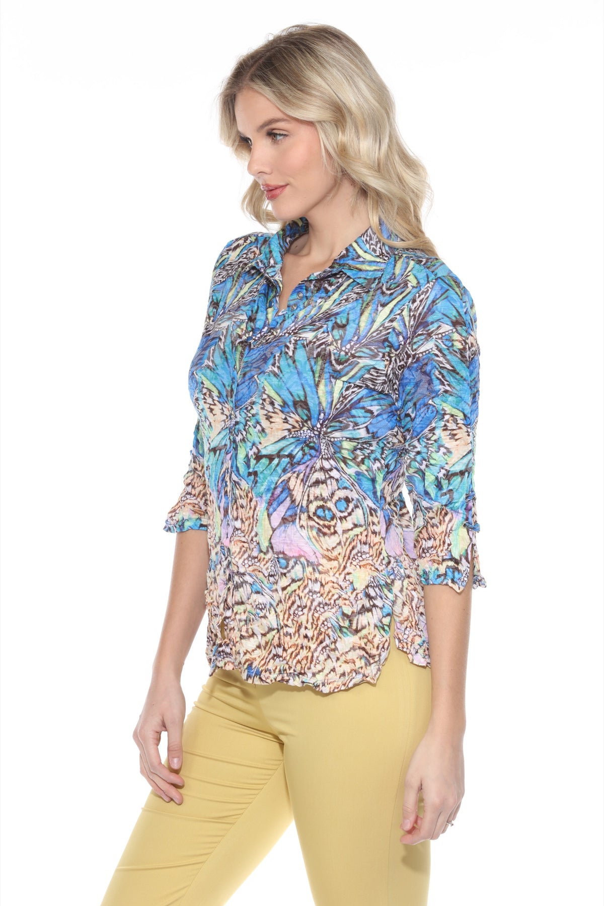 Sabrina Shirt - Butterfly Prism - CARINE